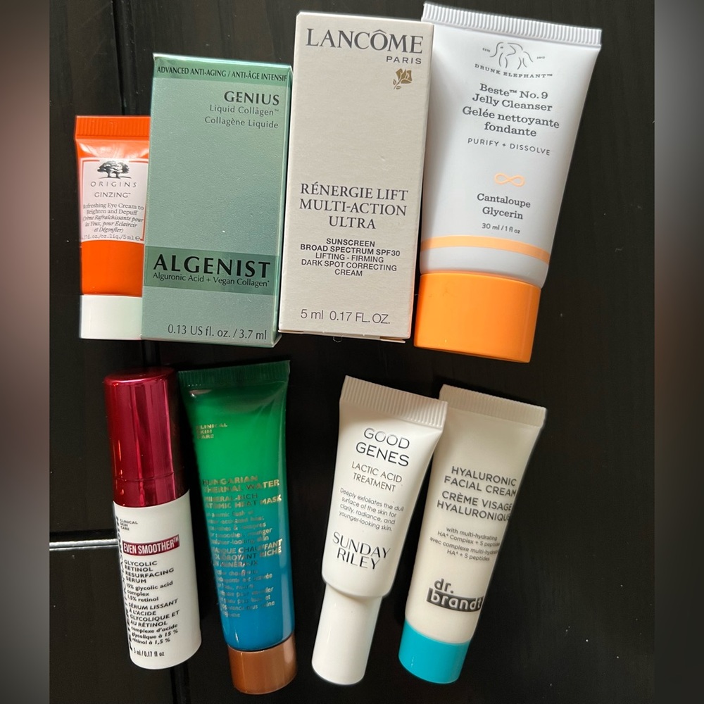 Skin care sample bundle lot